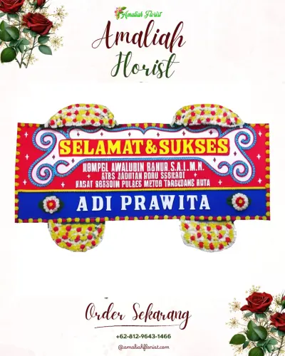 Karangan Bunga Ucapan Selamat di Slaranglor