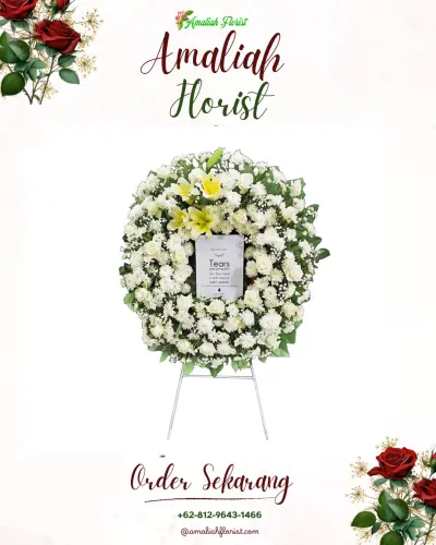 Krans Bunga Duka Cita di Slaranglor